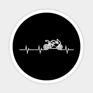 Motorcycle Heartbeat Magnet